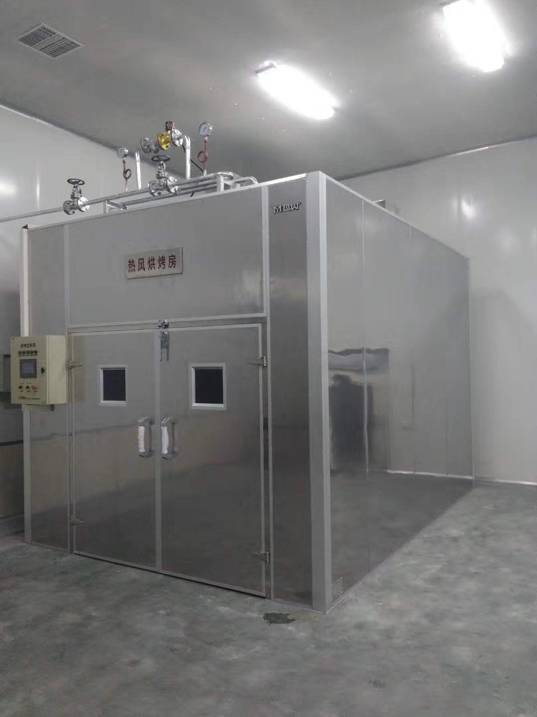 益陽瑪山產業(yè)機械有限公司，湖南益陽螺旋風管廠家，熱風食品烤房